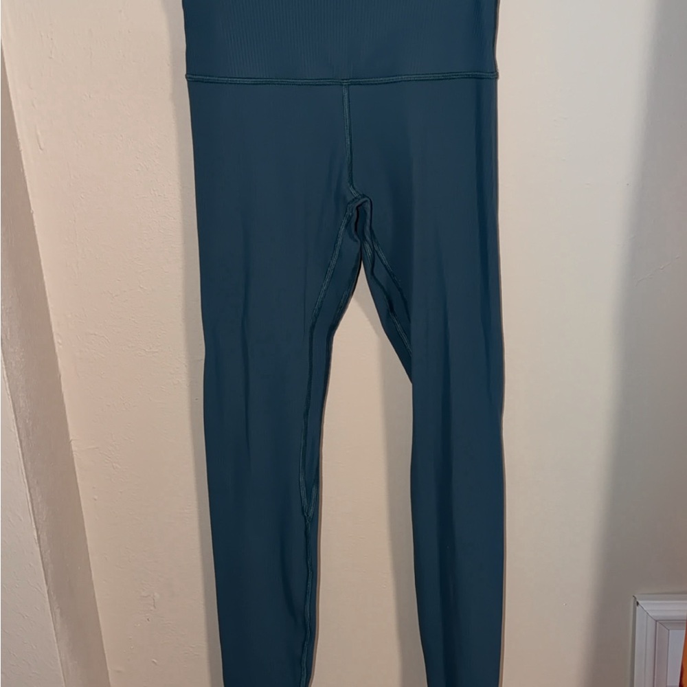 Lululemon Align Ribbed Leggings green/Teal - Picture 2 of 2